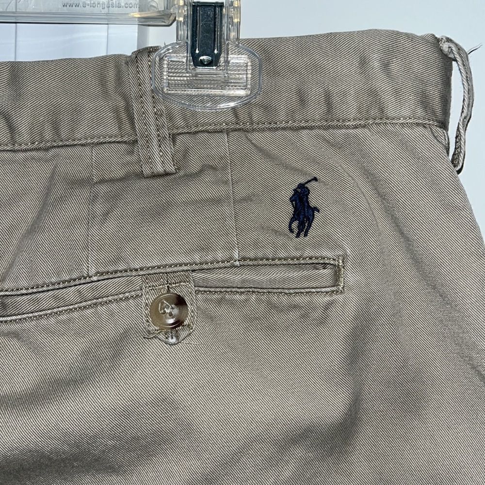 Tan Beige Polo Ralph Lauren Chino w/tag casual Casual summer pants 38 x 28” - Picture 5 of 11